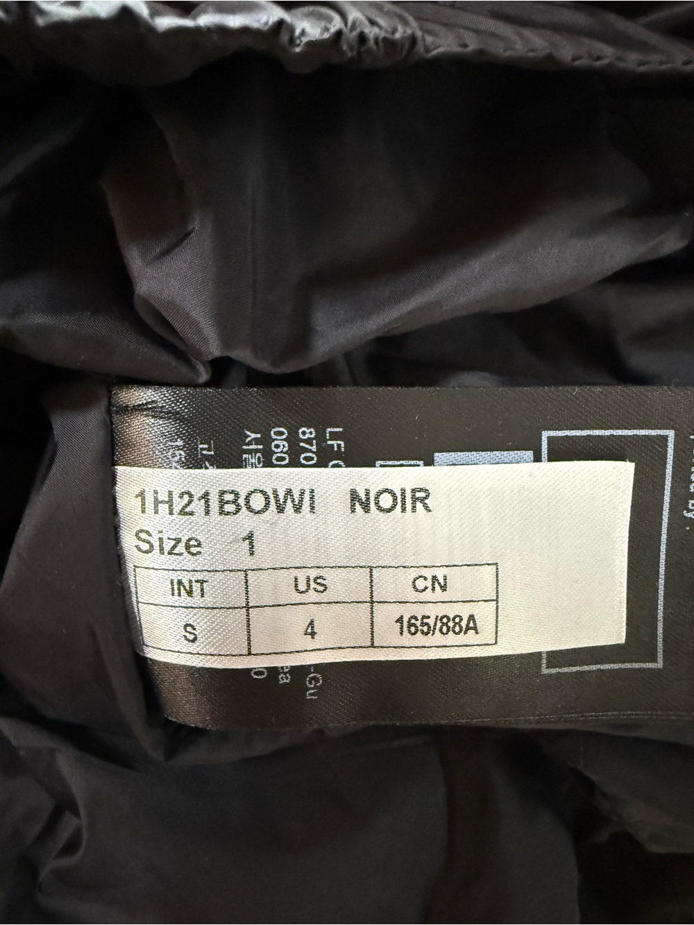 ba&sh Bowie Padded Puffer Jacket-Size 4-Black - Picture 13 of 15